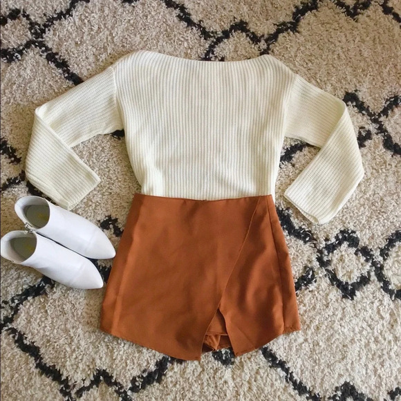 Blue Blush Wrapped Asymmetric High Waist S… - Picture 3 of 6